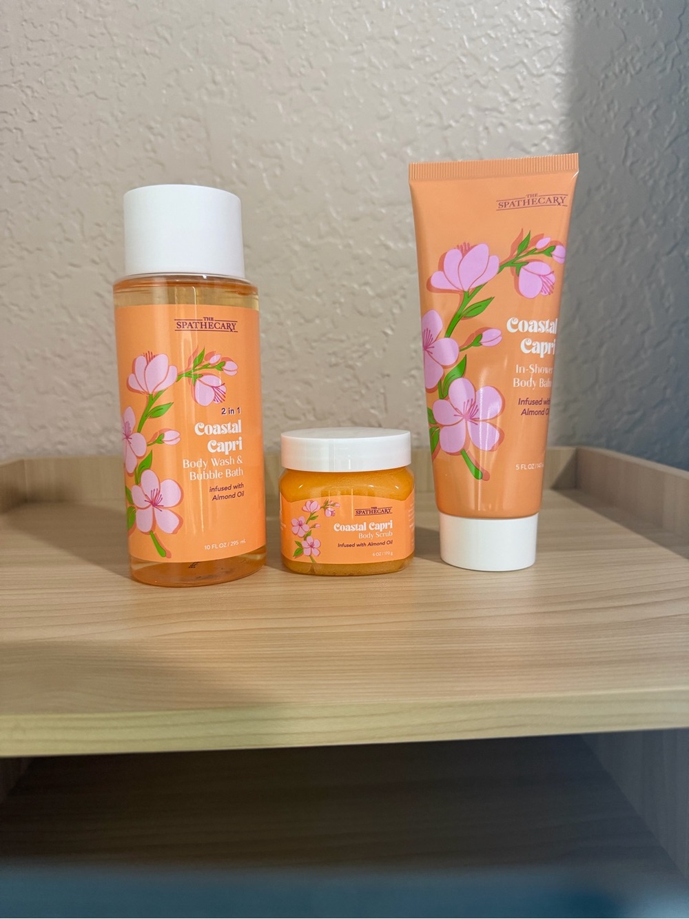 Coastal Capri Peach Body Wash & Lotion Set